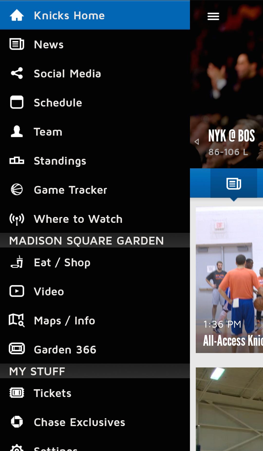 Official New York Knicks App For Android Apk Download