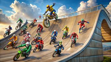 Super Hero Bike Mega Ramp screenshot 1