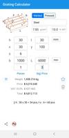 Grating Weight Calculator Plakat