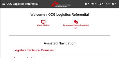 MSF OCG Logistics Referential capture d'écran 3