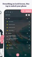 Todo & Schedule on Lock Screen تصوير الشاشة 1