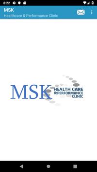 MSK Healthcare Rehab poster