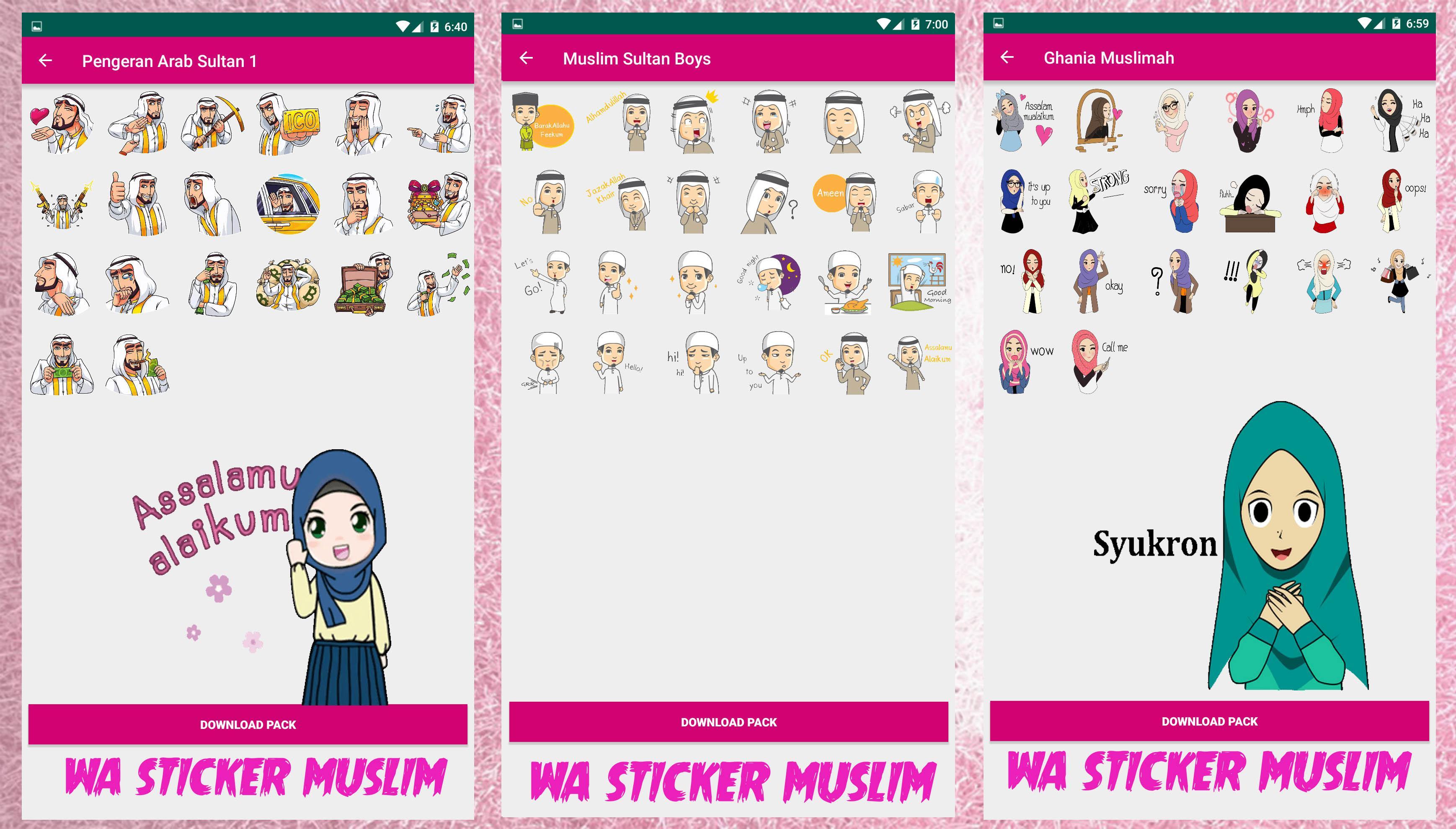 Wa Sticker Muslimah Islamic Sticker Cute For Android Apk Download