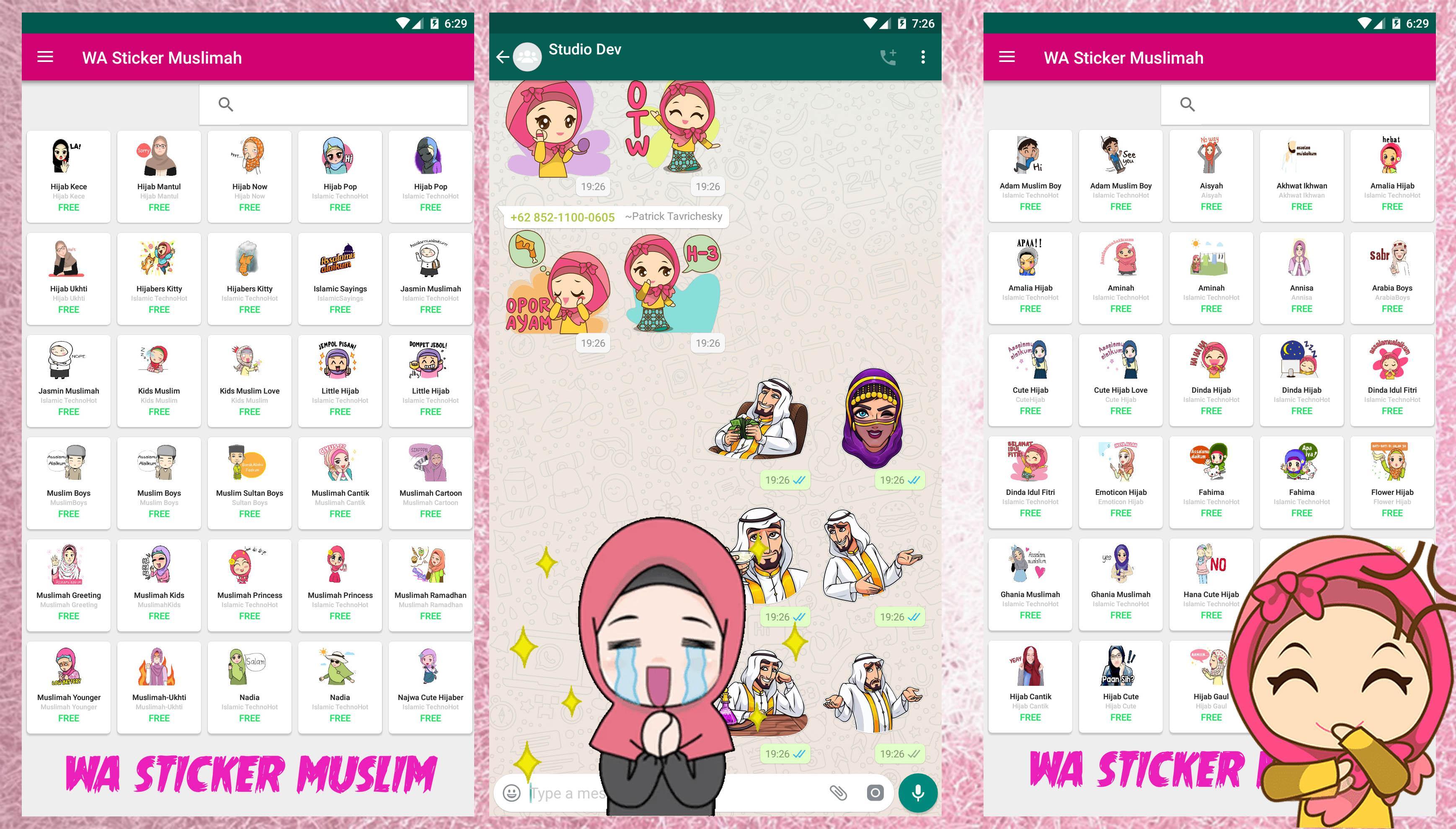 Wa Sticker Muslimah Islamic Sticker Cute For Android Apk Download