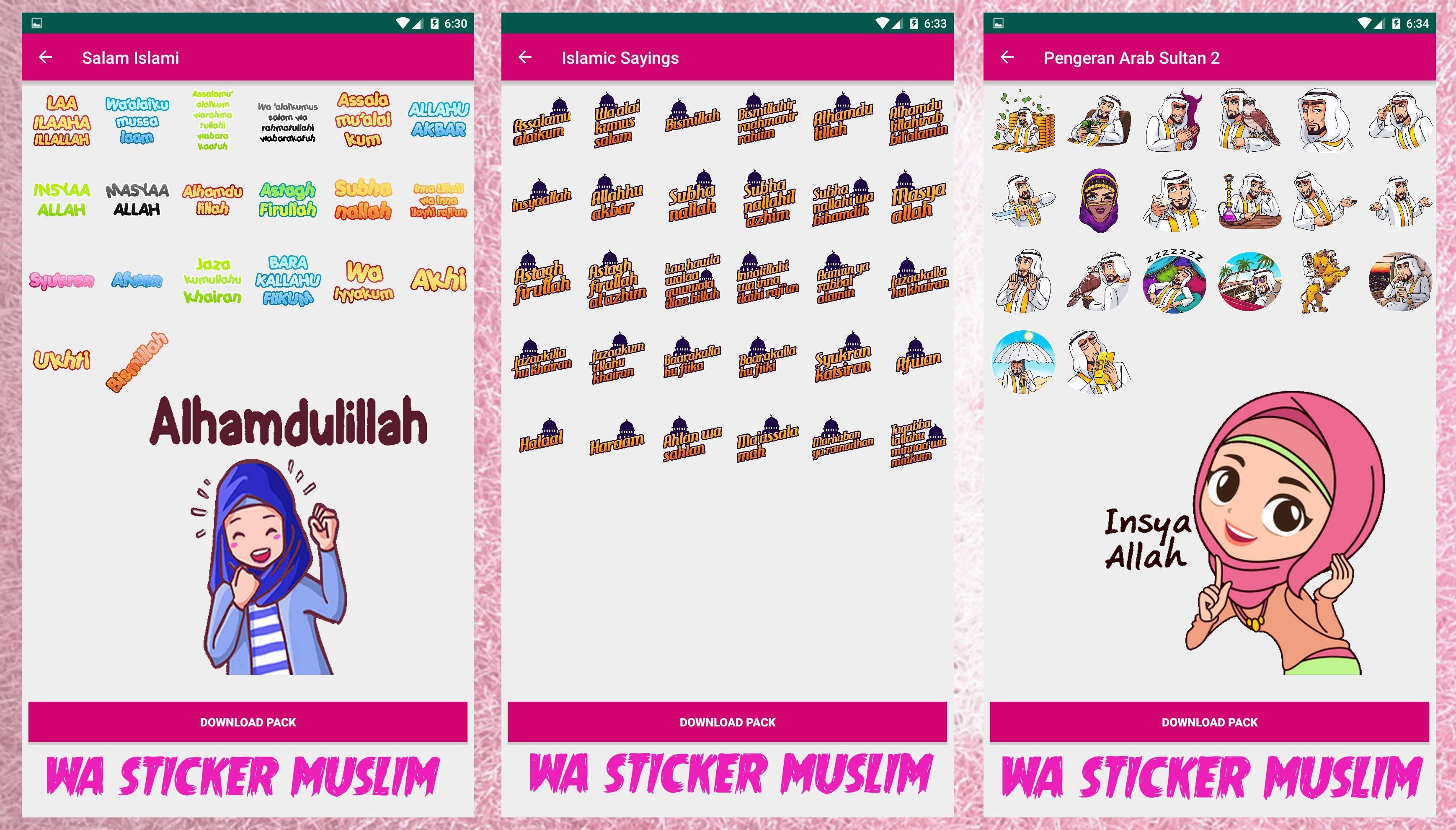 Wa Sticker Muslimah Islamic Sticker Cute For Android Apk Download