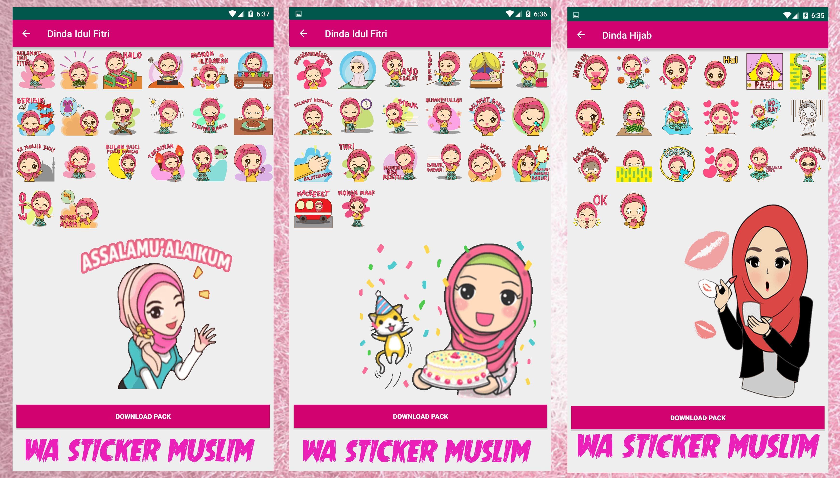 Wa Sticker Muslimah Islamic Sticker Cute For Android Apk Download
