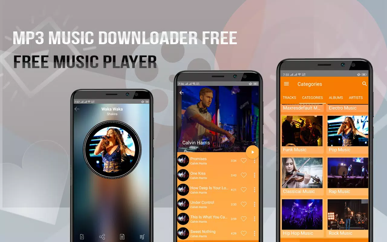 Android İndirme için Ücretsiz MP3 İndir - Sınırsız Müzik - Bass Booster APK