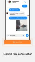 Fake Messenger Chat Conversation - Prank captura de pantalla 3