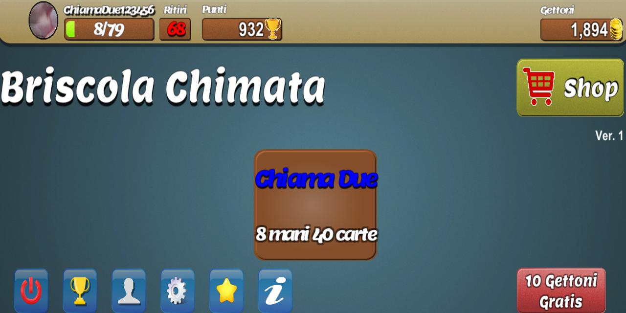 briscola chiamata gratis scaricare