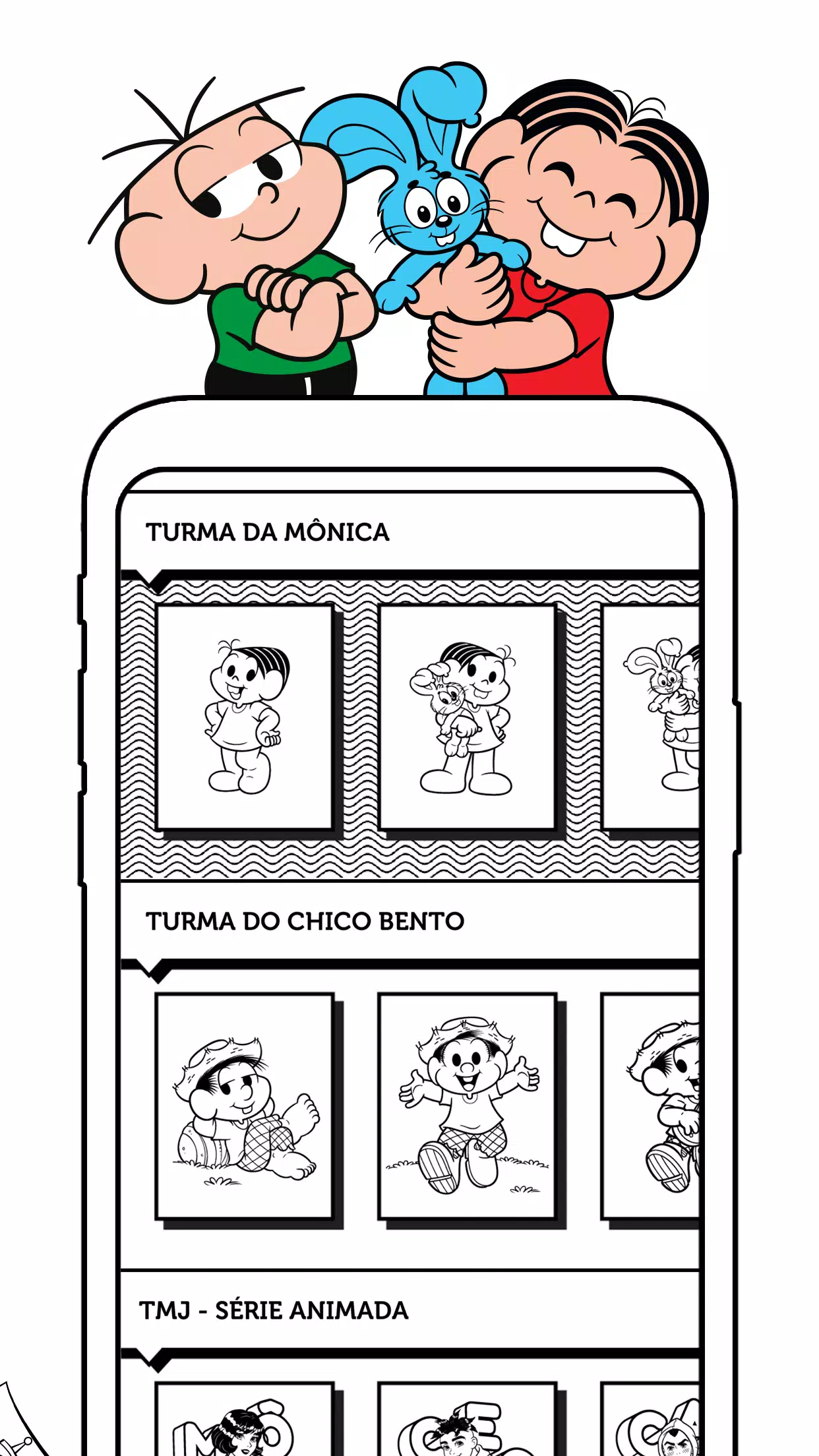 Agora você pode colorir a Turma da Mônica no celular com um app oficial -  Canaltech