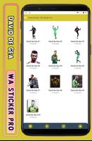 David de Gea - WA Sticker Pro poster