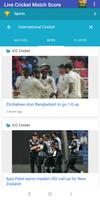 Live Cricket Match Scores capture d'écran 2