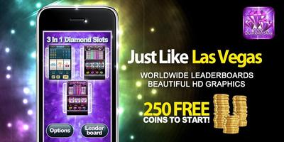 3 In 1 Diamond Slots + Bonus الملصق