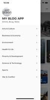 Flutter app for WordPress post screenshot 1