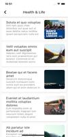 Flutter app for WordPress post screenshot 2