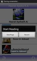 Hazrat-e-Aysha(R.A) تصوير الشاشة 2