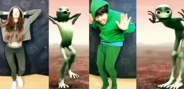 A dança alienígena verde