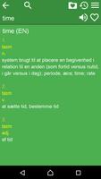 English Danish Dictionary ภาพหน้าจอ 1