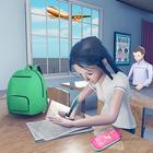 バーチャル 高い 学校 女の子 ゲーム アイコン