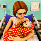 sanal gebe anne Bebek bakım simgesi