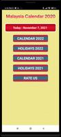 Malaysia Calendar 2022 poster