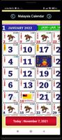 Malaysia Calendar 2022 Ekran Görüntüsü 1