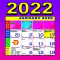 English Calendar 2022