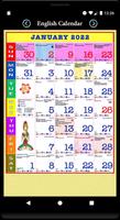 English Calendar capture d'écran 2