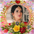 Lovely flower Photo Frame icône