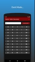 Multiplication Table - Math اسکرین شاٹ 1