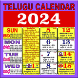 Telugu Calendar 2024 biểu tượng