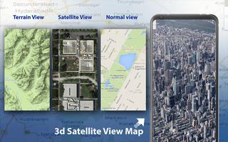 GPS Uydu harita navigasyon - sokak Canlı Görünüm Ekran Görüntüsü 2