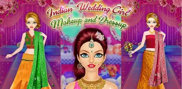 Indian Wedding Girl Makeup and Dressup