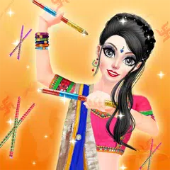 Navratri Fashion Salon - Makeover and Dressup Game APK Herunterladen