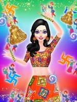 Navratri Fashion Salon - Makeover and Dressup Game 스크린샷 2