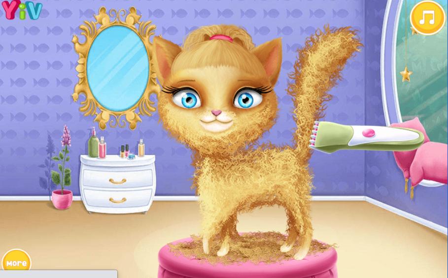 Ролевые игры кошки. Cat hair Salon. Cat hair.