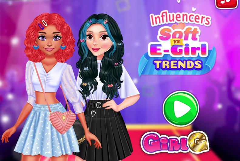 Influencers Soft Vs E Girl Trends Dress Up Games For Android Apk Download