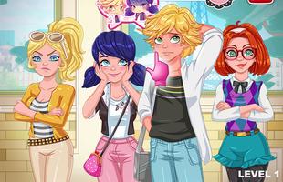 School Girl's Kiss game Girls اسکرین شاٹ 1