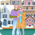 Couples Winter Looks - dress up games for girls أيقونة