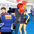 Air Hostess Kissing - Kiss games for girls APK