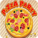 pizza party buffet - cooking games for girls/kids أيقونة