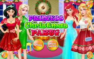 Dress up games for girl - Princess Christmas Party Affiche