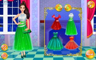 Dress up games for girl - Princess Christmas Party ảnh chụp màn hình 1