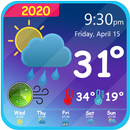 Tiempo en vivo Pronóstico y Clock Widget APK