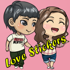 ikon Love Stickers : WAStickerApp