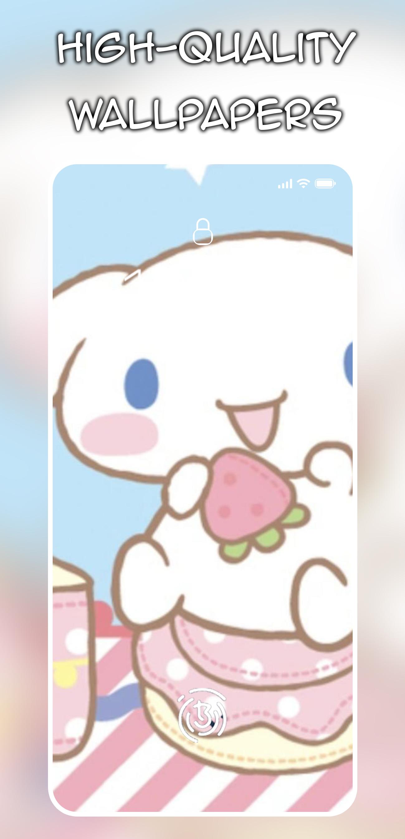 Download Minimalist Cinnamoroll Sanrio Wallpaper