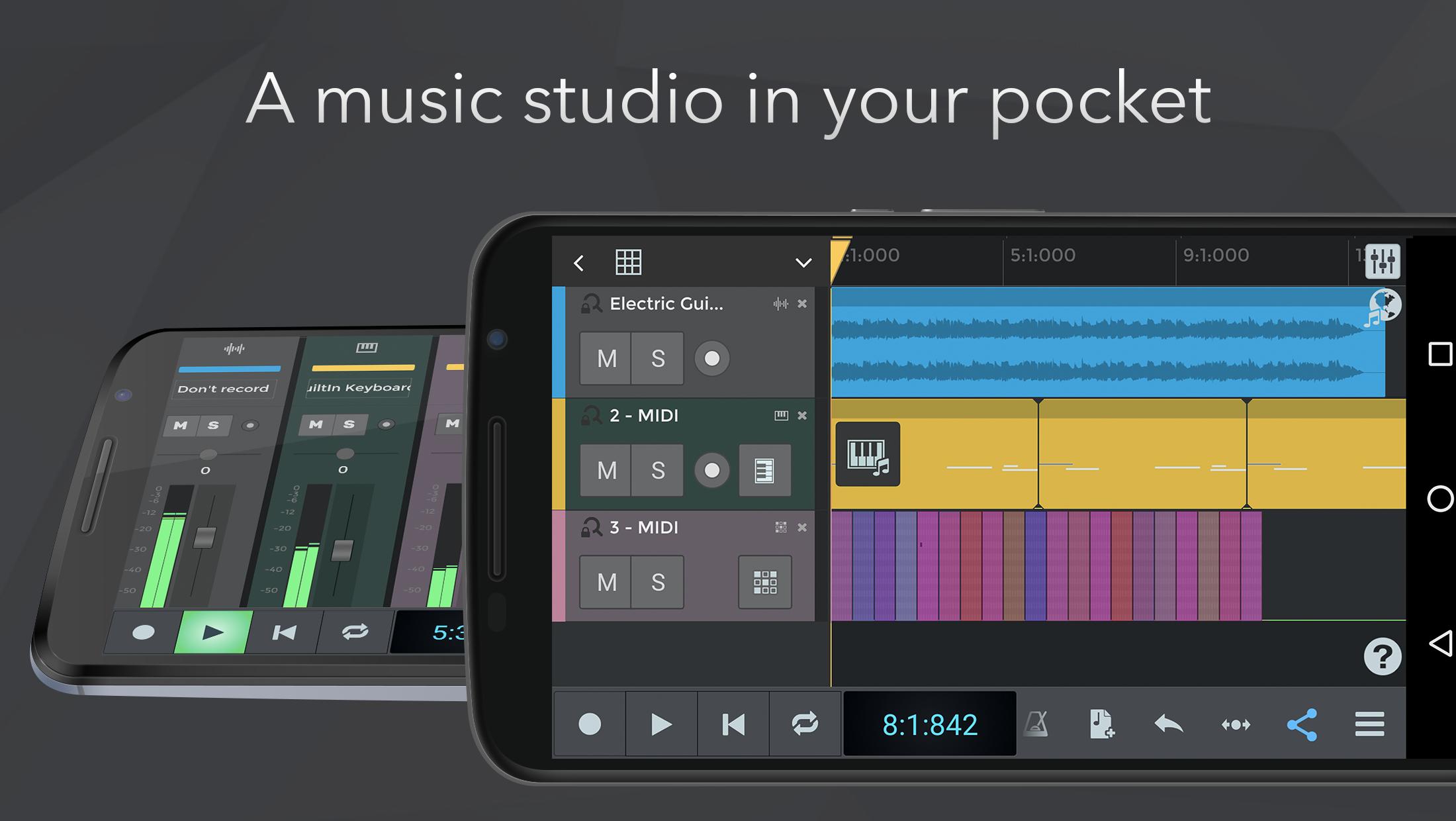 N Track Studio Daw Beat Maker Record Audio Drums For Android Apk Download - roblox studio maker apk
