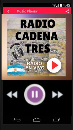 Radio Cadena 3 en Vivo Argentina APK للاندرويد تنزيل