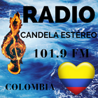 Candela Estéreo 101.9 Fm Radio Colombia icône