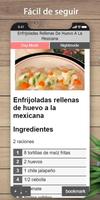 Recetas de comida mexicana fáciles y deliciosas ảnh chụp màn hình 3